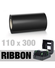 Nastro Wax 110x300m per Stampanti Termiche | Stampa Etichette Nitide