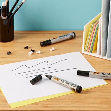 BIC Marking 2000 NERO - Pennarello Permanente Punta Larga (Singolo)