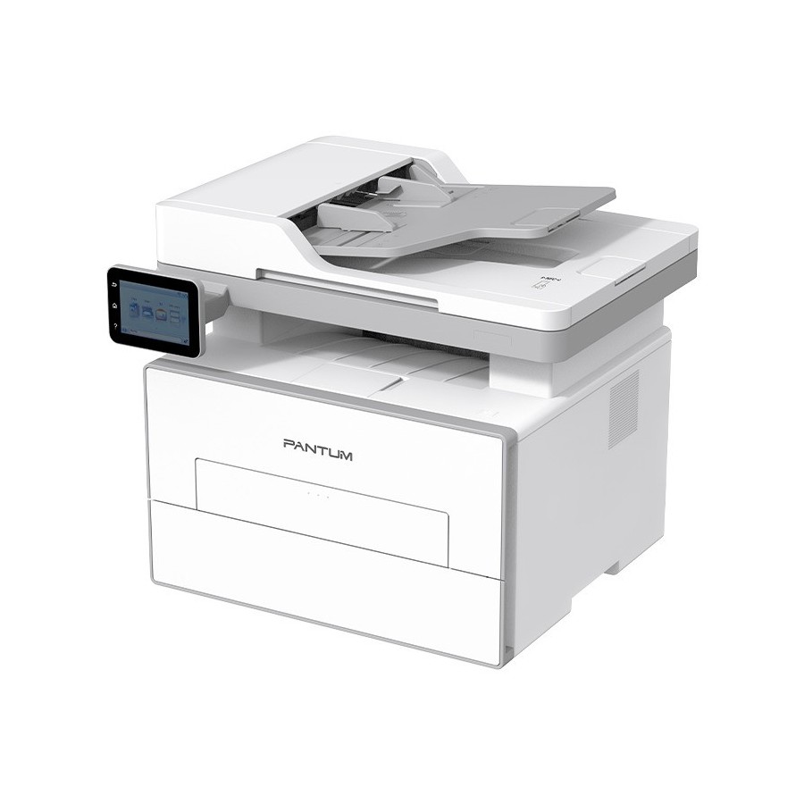 Porte di connessione USB, LAN Ethernet e connettività Wi-Fi della Pantum BM4300ADW.