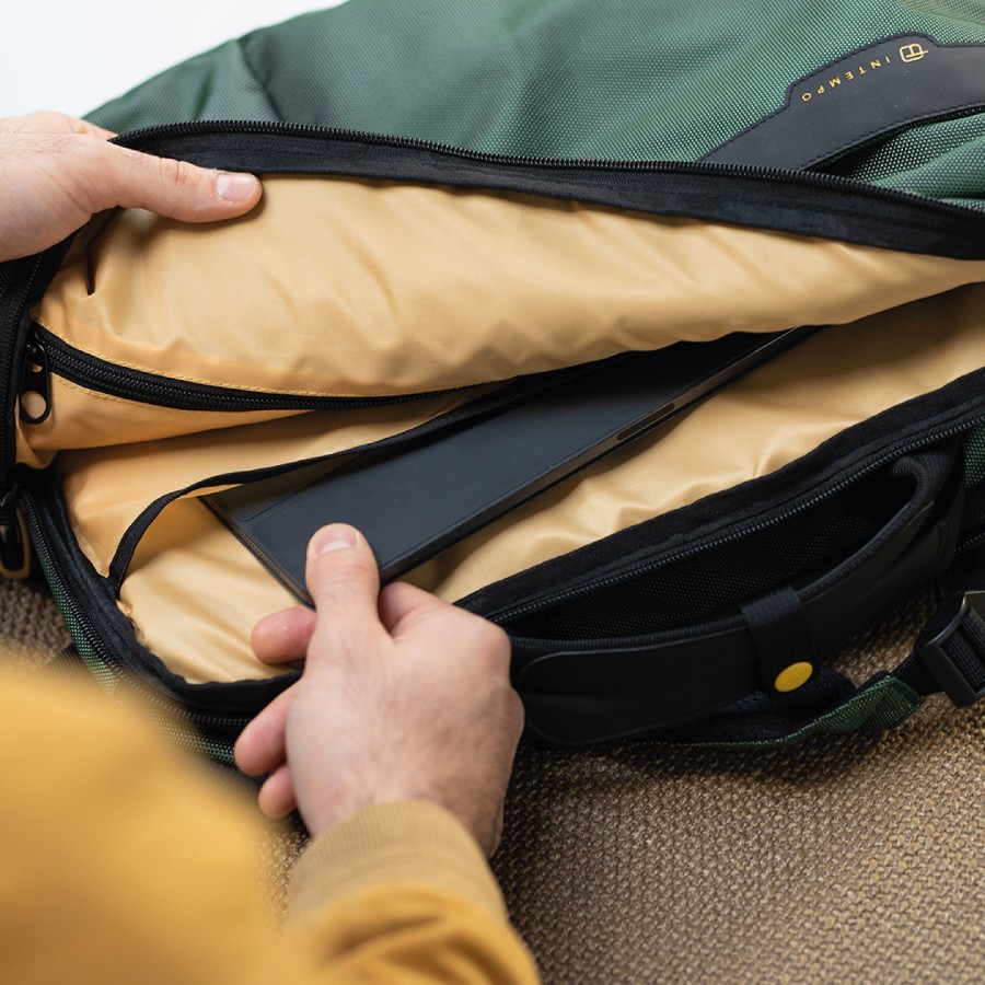 Borsa Zaino Lavoro 2-in-1 Bi-Bag | Porta PC 15 Pollici Antigraffio e Aggancio Trolley