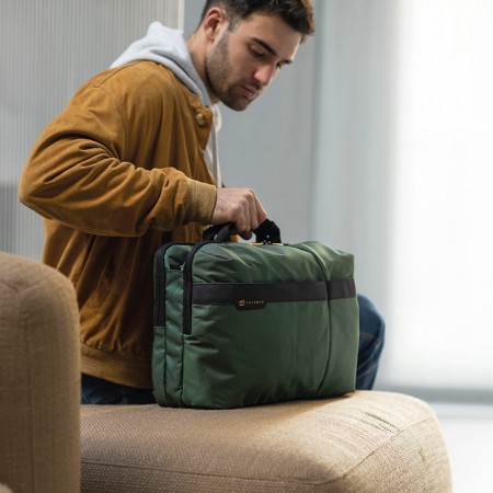 Borsa Zaino Lavoro 2-in-1 Bi-Bag | Porta PC 15 Pollici Antigraffio e Aggancio Trolley