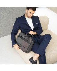 Borsa Lavoro Business-Bag Sottile | Porta PC 15 pollici, Antigraffio e Aggancio Trolley