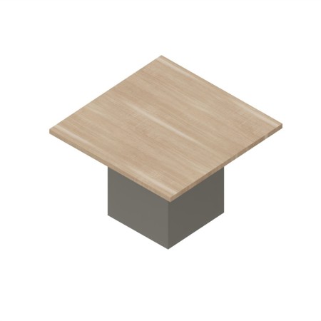 Armadio contenitore basso con tavolo riunione - Linea Tower Evo