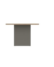 Armadio contenitore basso con tavolo riunione - Linea Tower Evo