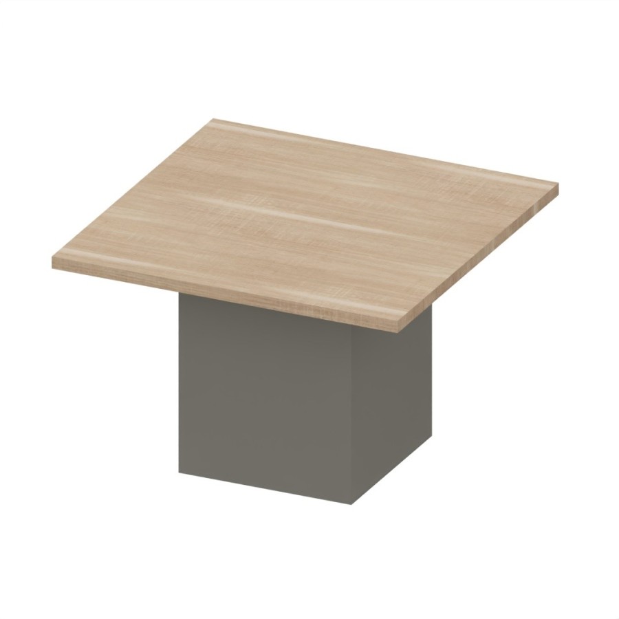 Armadio contenitore basso con tavolo riunione - Linea Tower Evo