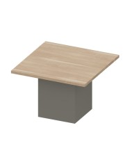 Armadio contenitore basso con tavolo riunione - Linea Tower Evo