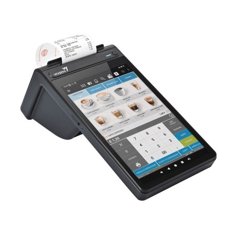 Wycash 300 | Registratore Telematico POS Portatile 8 Pollici