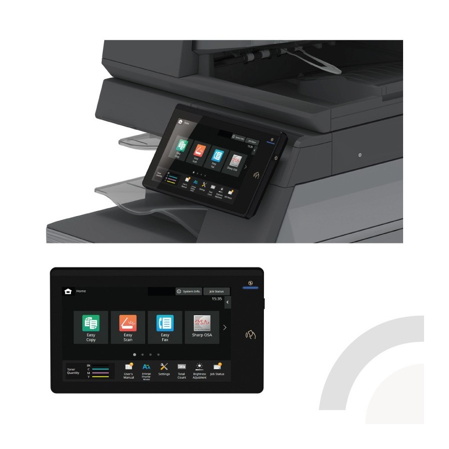 SHARP BP-50C26 Stampante A3/A4 colori fotocopiatrice multifunzione stampante copiatrice scanner di rete