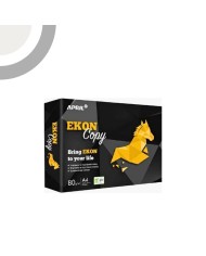 5 pz Ekon Copy risma carta A4 21x29,7cm 80gr per ufficio, stampa e fotocopie, Formato A4, 80 gr