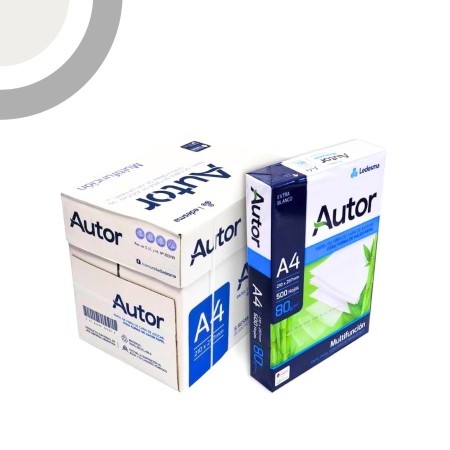 5 pz Autor Risma A4 da 500ff 29,7 x 21cm - Carta extra bianco per stampa e fotocopie PFC