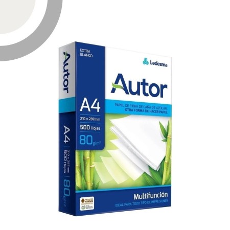 5 pz Autor Risma A4 da 500ff 29,7 x 21cm - Carta extra bianco per stampa e fotocopie PFC