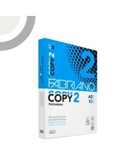 Carta Fabriano Copy 2 - Formato A3 - 297x420mm, 5x500 fogli, 80g/m (Pack 5 risme)