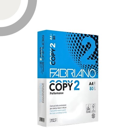 Carta RISMA A4 Fabriano Copy 2 21x29,7 pronta consegna 500ff 80g/m