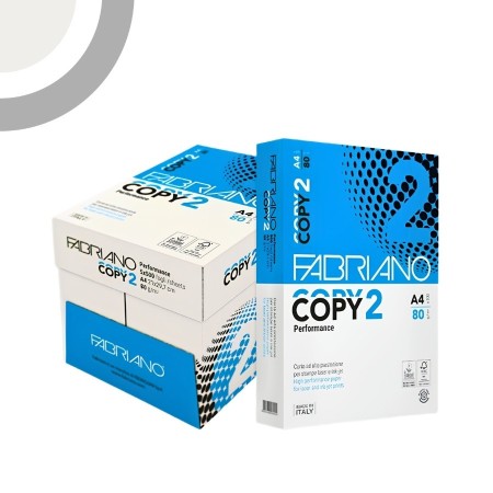 Carta RISMA A4 Fabriano Copy 2 21x29,7 pronta consegna 500ff 80g/m