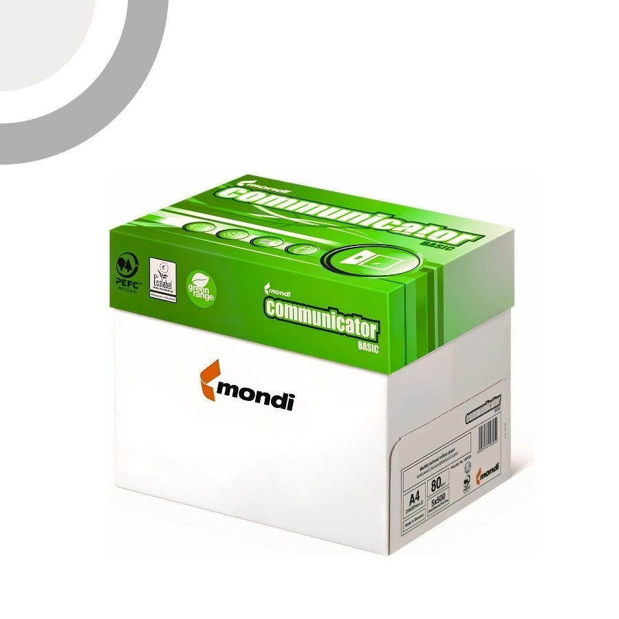 5 pz Communicator Basic Mondi - Formato A4 21x29,7cm 80gr per ufficio, stampa e fotocopie