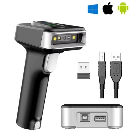 Lettore Barcode Professionale 1903B | Wireless & Bluetooth 2D