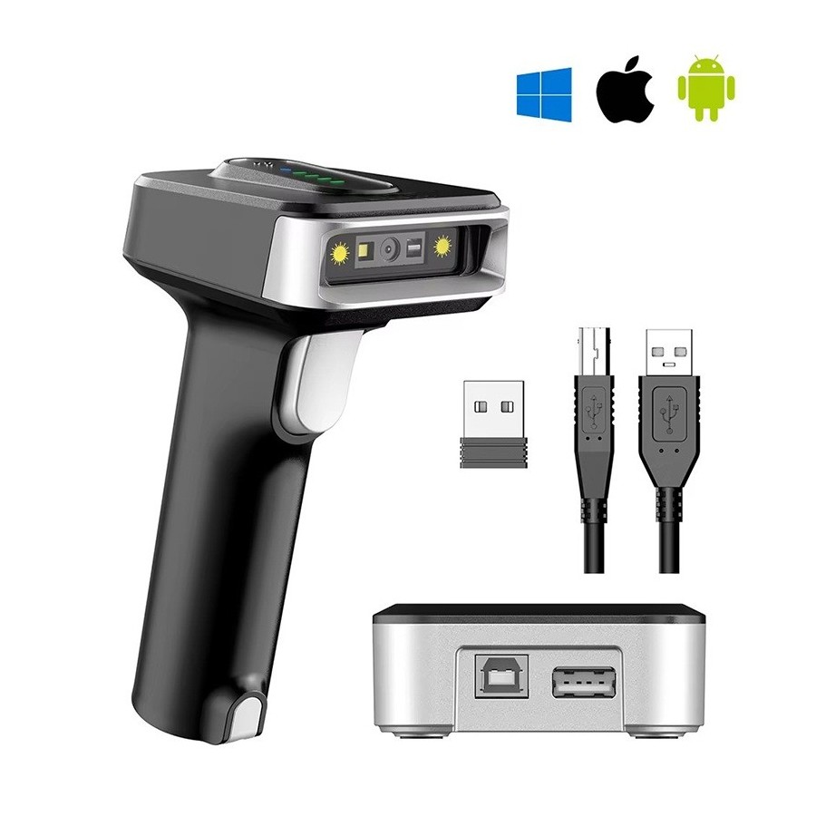 Lettore Barcode Professionale 1903B | Wireless & Bluetooth 2D