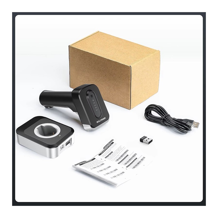 Lettore Barcode Professionale 1903B | Wireless & Bluetooth 2D