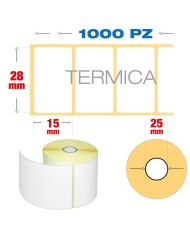 Etichette Termiche 28x15mm (1000 pz) per Gioielleria