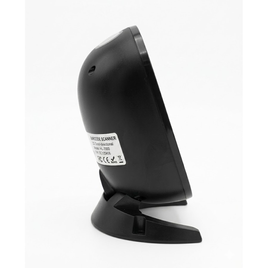 Scanner Barcode 2D Banco e Parete HLH-HL6-W USB Omnidirezionale