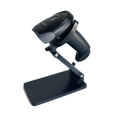 Scanner Barcode 2D Wireless F6B Bluetooth WiFi USB con Stand