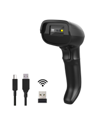 Scanner Barcode Wireless 2D HLH-4590B con Stand Auto-Sensing