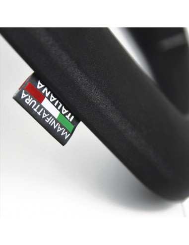 Poltrona con poggiatesta e braccioli regolabili schienale a righe struttura colore nero Frida