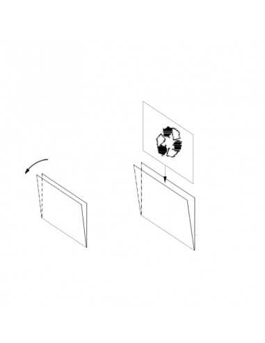 Espositore a busta Cestino per raccolta differenziata Caimi