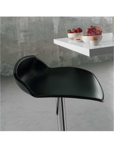 Sgabello in cuoio 2 Kaleidos Stool cuoio