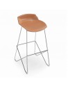 Sgabello in cuoio 1 Kaleidos stool Cuoio