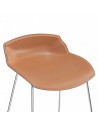 Sgabello in cuoio 1 Kaleidos stool Cuoio