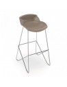 Sgabello in cuoio 1 Kaleidos stool Cuoio