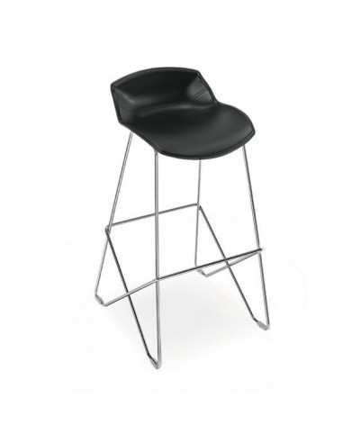 Sgabello in cuoio 1 Kaleidos stool Cuoio