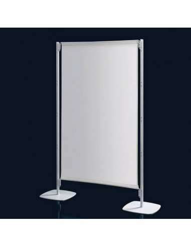 Pannello divisorio Arianna in polipropilene flessibile bisatinato colore traslucido