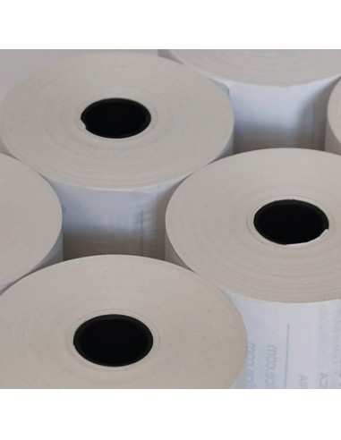 10 Pz - Rotoli termici 57mm x 35 metri per registratori cassa omologati scad. 2028
