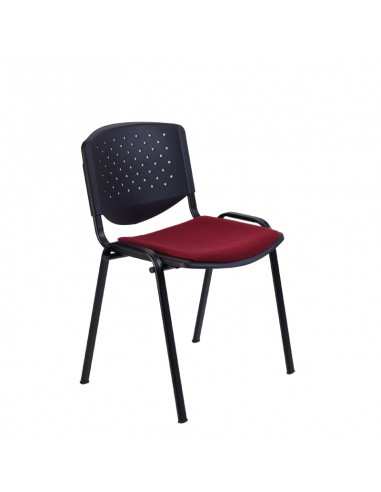 Sedia fissa senza braccioli seduta personalizzabile Brenda