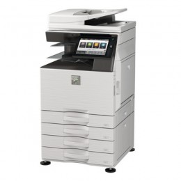 Fotocopiatrice stampante Colori A3/A4 Sharp MX-2651n mx2651n + stand con cassetto 550ff + toner nero magenta ciano e giallo