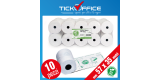 10 rotoli registratore di cassa 57 35 12